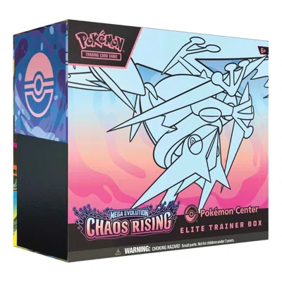 Pokémon Pokemon Card Eng. 2026 Pokemon Me04: Mega Evolution Chaos Rising  Center Elite Trainer Box In Multi