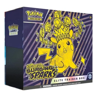 Pokémon Pokemon Card Eng. Pokemon Sv08: Surging Sparks Elite Trainer Box In Neutral