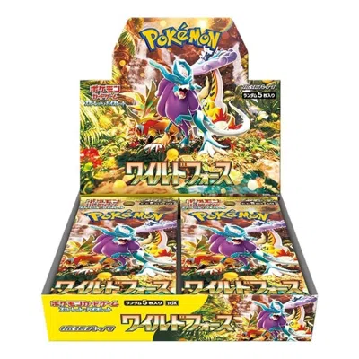 Pokémon Pokemon Card Jp Scarlet & Violet Expansion Pack Box 'wild Force' In Yellow