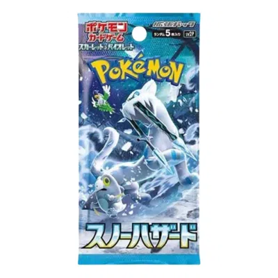Pokémon Pokemon Card Jp Scarlet & Violet Expansion Pack 'snow Hazard' In Gray