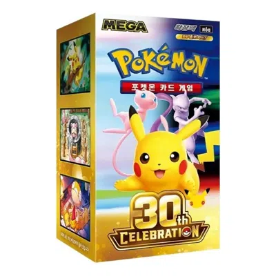 Pokémon Pokemon Card Kr Mega Expansion 30th Celebration Pack Box (20 Packs) In Multi-color