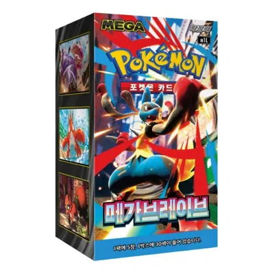 Pokémon Pokemon Card Kr Mega Expansion Pack Mega Brave Box (30 Packs) In Multi