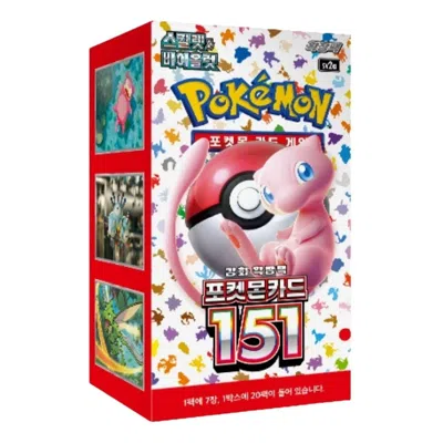 Pokémon Pokemon Card Kr Scarlet & Violet Enhancement Expansion 151 Box (20 Packs) In Multi