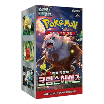 Pokémon Pokemon Card Kr Scarlet & Violet Enhancement Expansion Pack Crimson Haze Box (30 Packs) In Multi