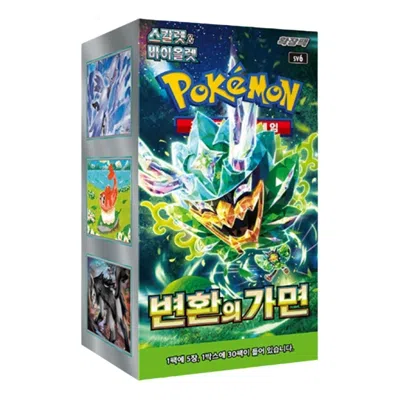Pokémon Pokemon Card Kr Scarlet & Violet Enhancement Expansion Pack Mask Of Transformation Box (30 Packs) In Multi