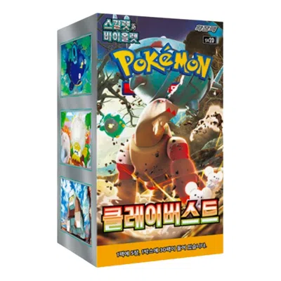 Pokémon Pokemon Card Kr Scarlet & Violet Expansion Pack Clay Burst Box (30 Packs) In Multi