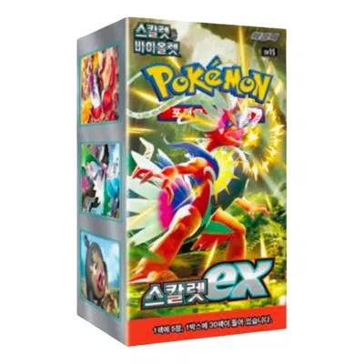 Pokémon Pokemon Card Kr Scarlet & Violet Expansion Pack Scarlet Ex Box (30 Packs) In Multi