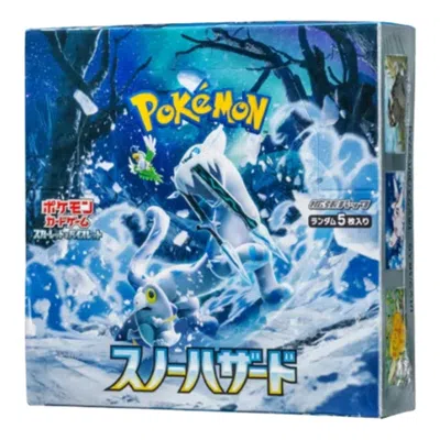 Pokémon Pokemon Card Scarlet & Violet Expansion Pack Box 'snow Hazard' In Multi