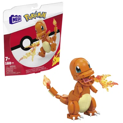 Pokémon Fisher Price Mega Pokemon Build And Show Charmander Construction Figure Set In Multi