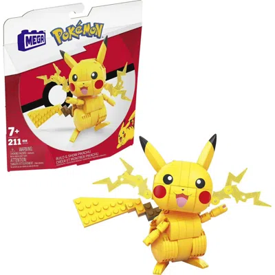 Pokémon Fisher Price Mega Pokemon Build And Show Pikachu Construction Figure Set In Multi