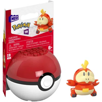 Pokémon Mattel Ddc Mega Construx Poke Ball Fuecoco Red In Multi