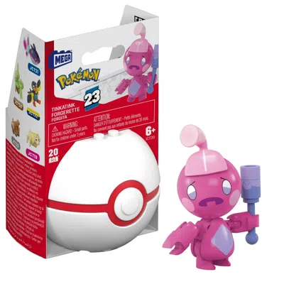 Pokémon Mattel Ddc Mega Construx Poke Ball Tinkatink Pink In Multi