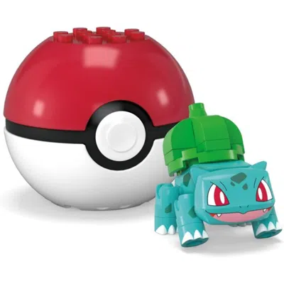 Pokémon Mega Construx Evergreen Poke Ball Bulbasaur Green In Multi