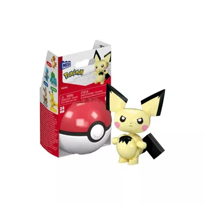 Pokémon Mega Construx Evergreen Poke Ball Pichu Yellow In Multi