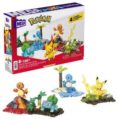 Pokémon Mega Construx Kanto Region Team Buildable Figure Construction Set In Multi