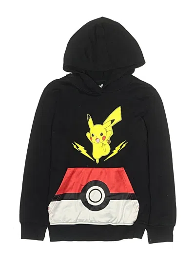 Pre-owned Pokémon Kids' Pullover Hoodie In Black