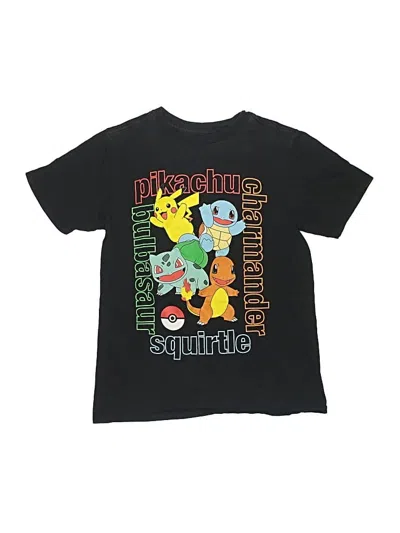 Pre-owned Pokémon Kids' Short Sleeve T-shirt In Black