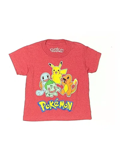 Pre-owned Pokémon Kids' Short Sleeve T-shirt In Red