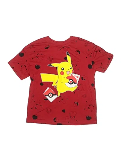 Pre-owned Pokémon Kids' Short Sleeve T-shirt In Red