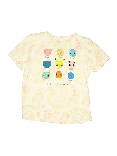 Pre-owned Pokémon Kids' Short Sleeve T-shirt In Yellow
