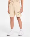 Pokémon Little & Big Boys Pikachu Fleece Shorts In Khaki