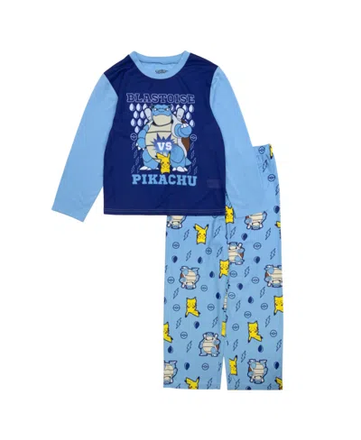 Pokémon Kids' Little Boy Character Long Sleeve Long Leg, 2 Piece Set In Assorted
