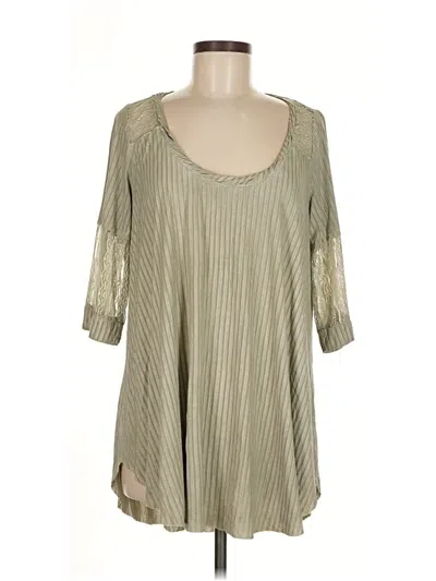 Pre-owned Pol 3/4 Sleeve T-shirt In Green