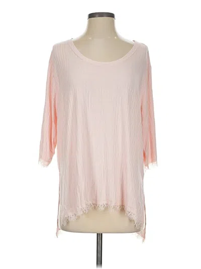 Pre-owned Pol 3/4 Sleeve T-shirt In Pink
