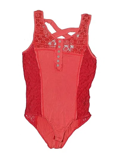 Pre-owned Pol Bodysuit In Red