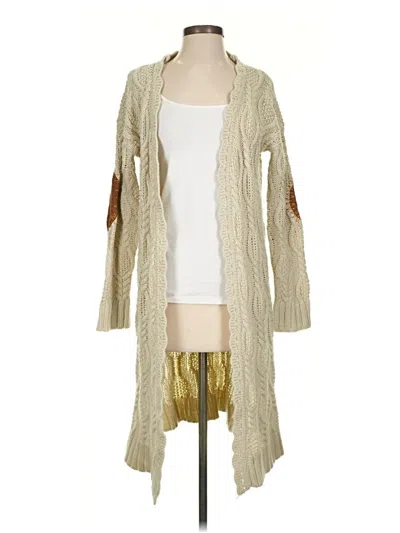 Pre-owned Pol Cardigan Sweater In Brown