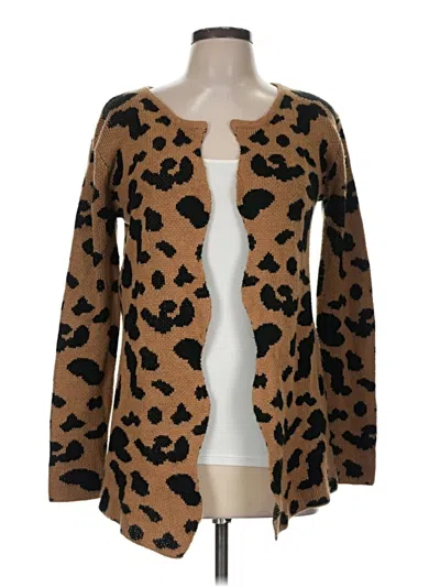 Pre-owned Pol Cardigan Sweater In Brown