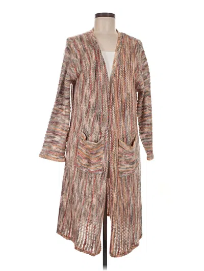 Pre-owned Pol Cardigan Sweater In Brown
