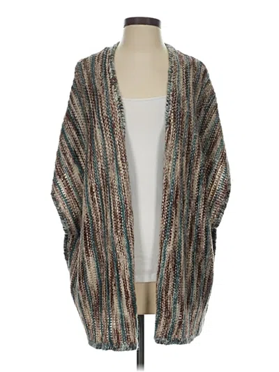 Pre-owned Pol Cardigan Sweater In Brown