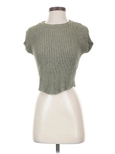 Pre-owned Pol Cardigan Sweater In Green
