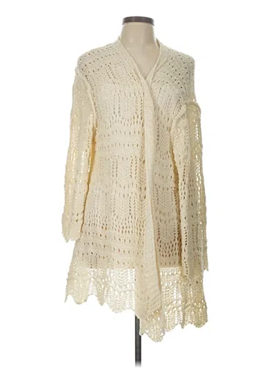 Pre-owned Pol Cardigan Sweater In Ivory