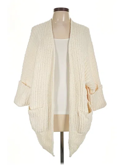 Pre-owned Pol Cardigan Sweater In Ivory