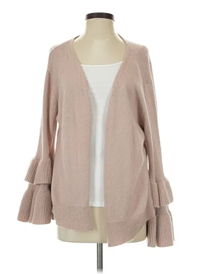 Pre-owned Pol Cardigan Sweater In Tan