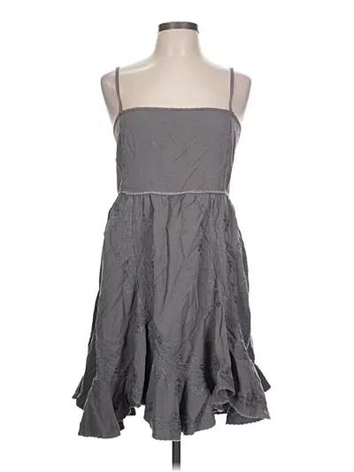 Pre-owned Pol Casual Dress In Gray