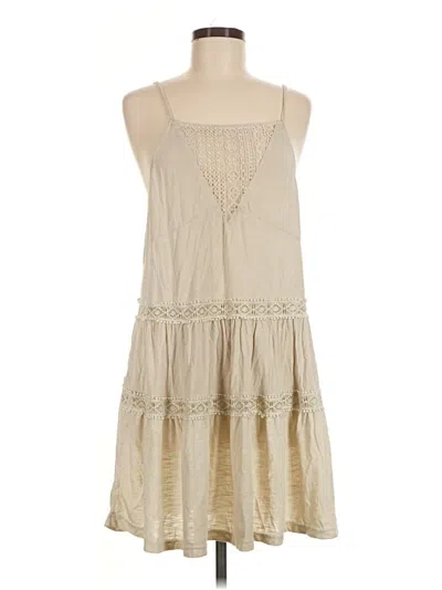Pre-owned Pol Casual Dress In Tan