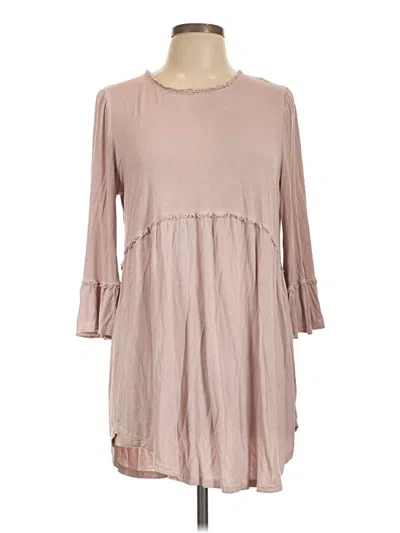 Pre-owned Pol Casual Dress In Tan