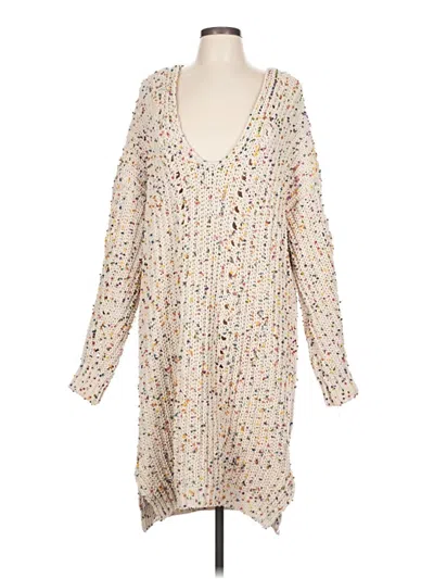 Pre-owned Pol Casual Dress In White