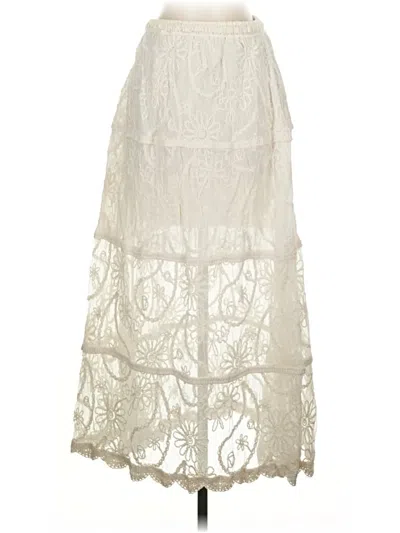 Pre-owned Pol Casual Skirt In Ivory