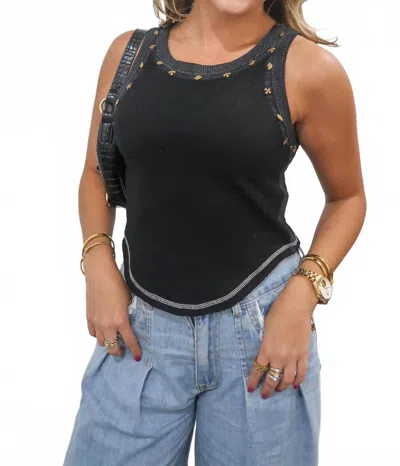 Pol Charmed With Grace Top In Black