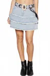 Pol Denim Delight Mini Skirt In Blue In Blue