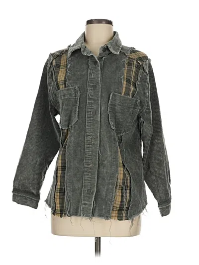 Pre-owned Pol Denim Jacket In Gray