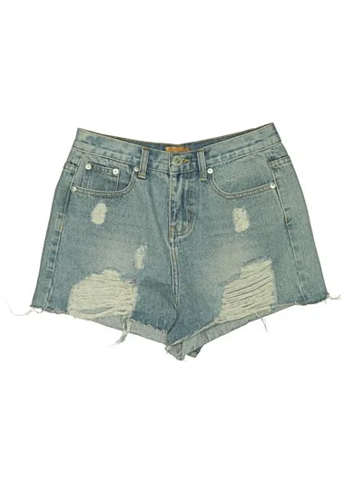 Pre-owned Pol Denim Shorts In Blue