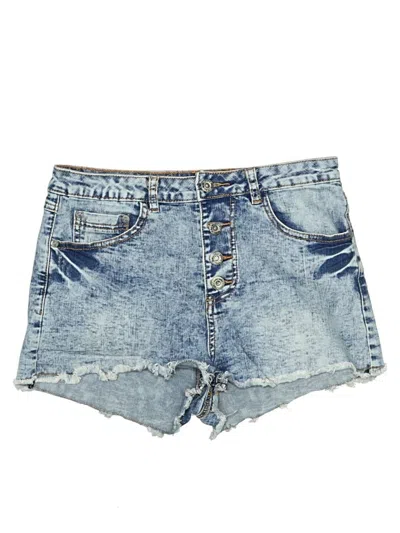 Pre-owned Pol Denim Shorts In Blue