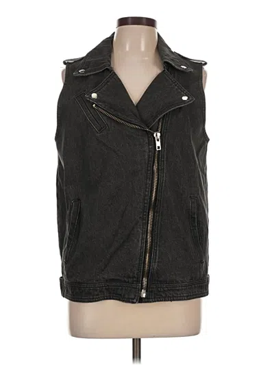 Pre-owned Pol Denim Vest In Black