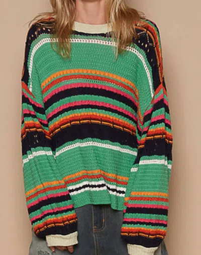 Pol Eliza In Green Multi