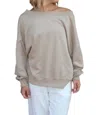 Pol Everyday Long Sleeve In Light Grey In Grey